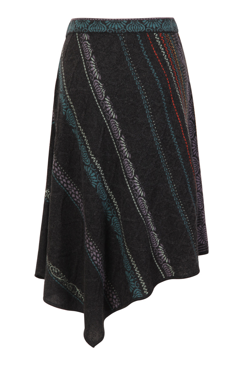 IVKO - Skirt Geometric Pattern Anthracite
