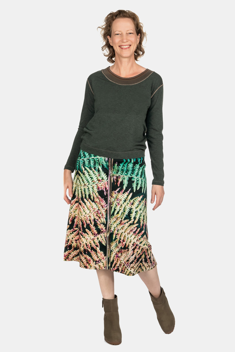 icke, BERLIN - Reversible Skirt Woods