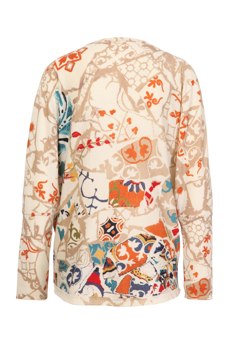 IVKO - Printed Pullover Trencar Pattern Off-White