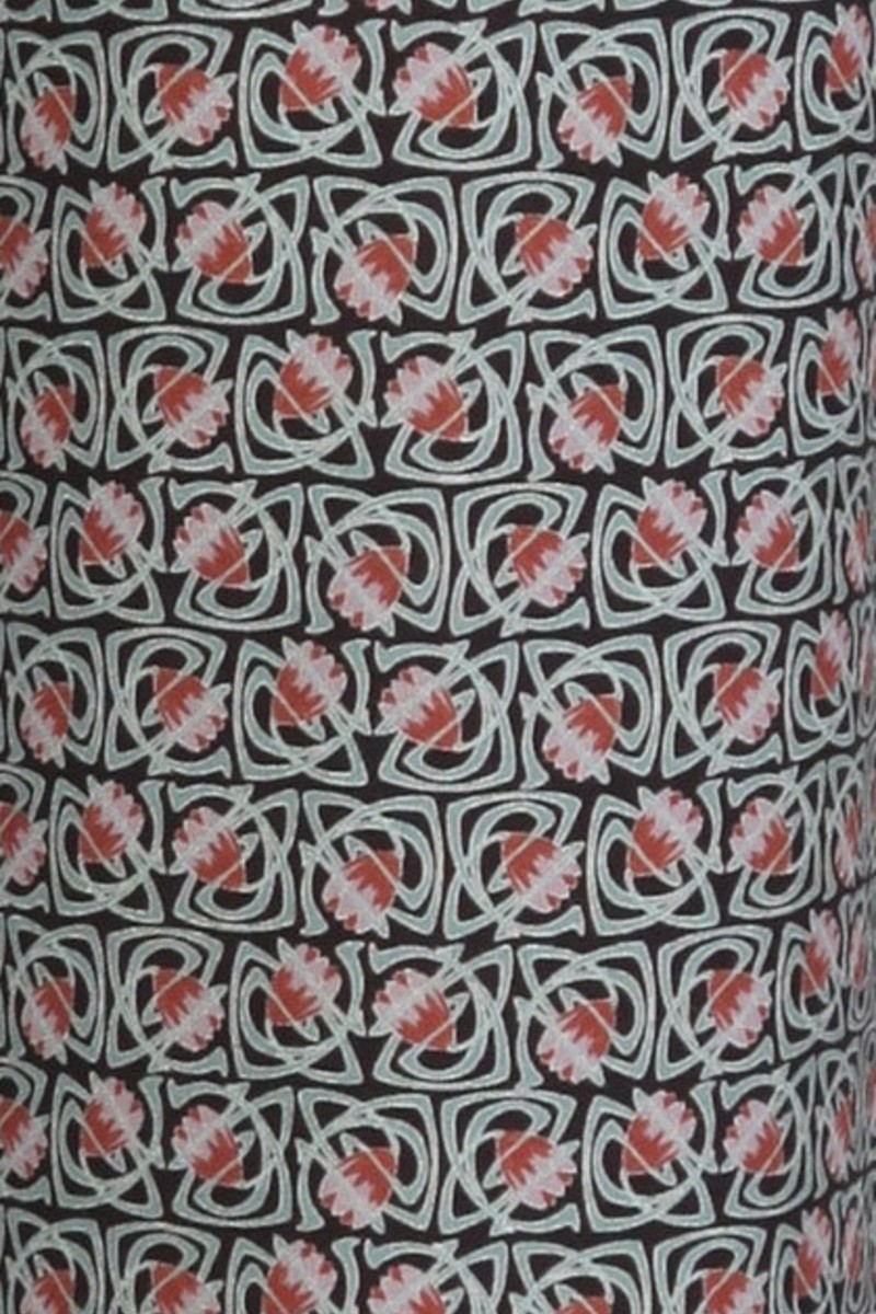 IVKO Outlet - High-Waist Pants Grasset Floral Pattern Anthracite