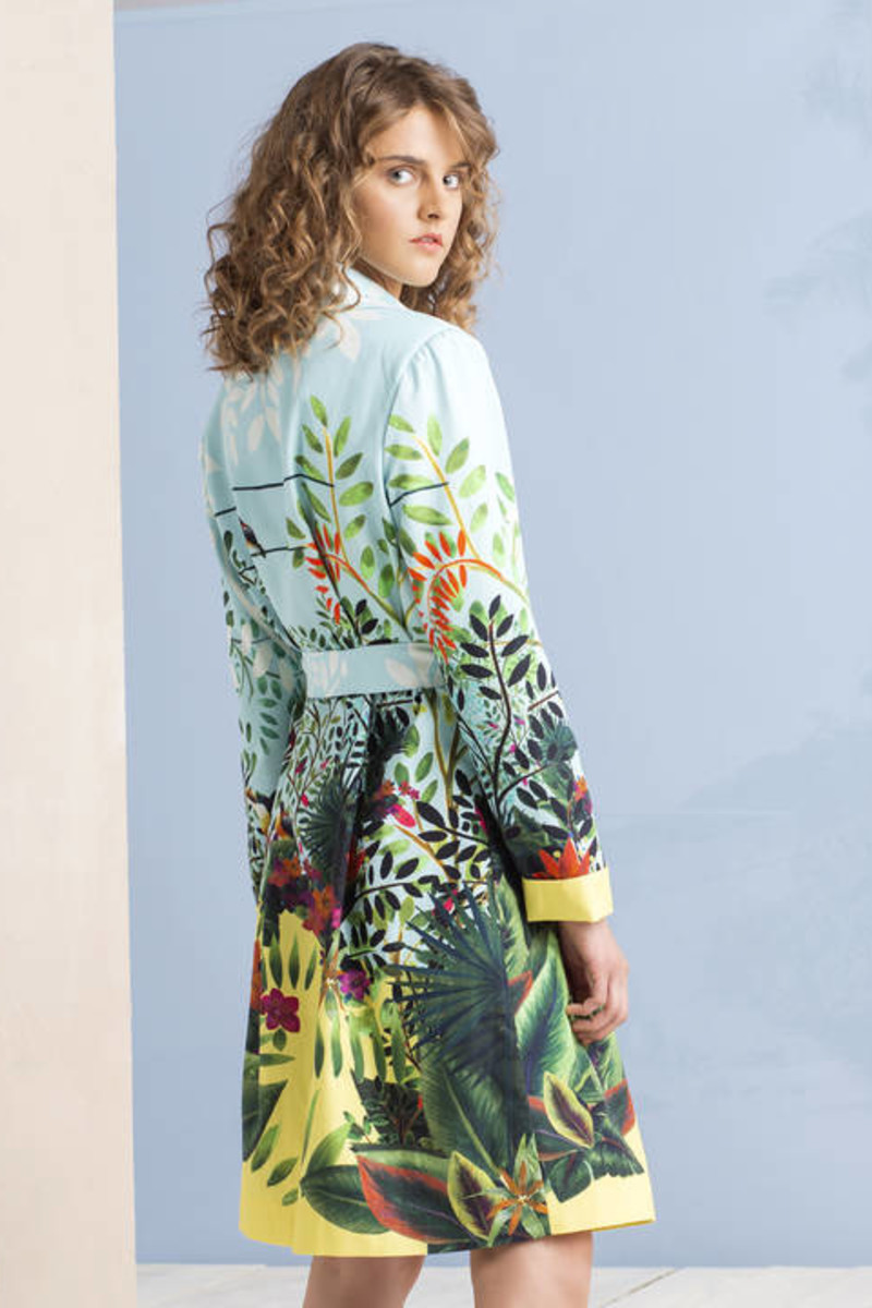 IVKO Outlet - Coat with Print Sky