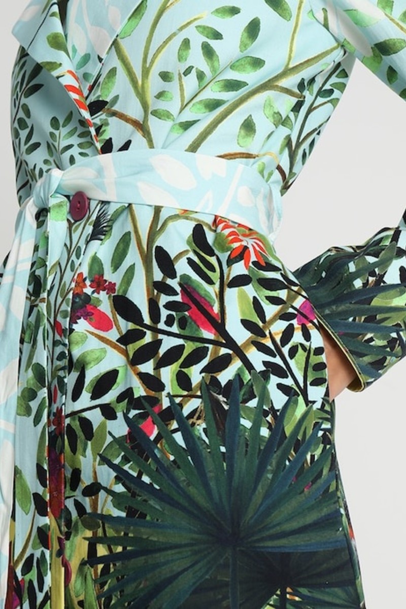 IVKO Outlet - Coat with Print Sky