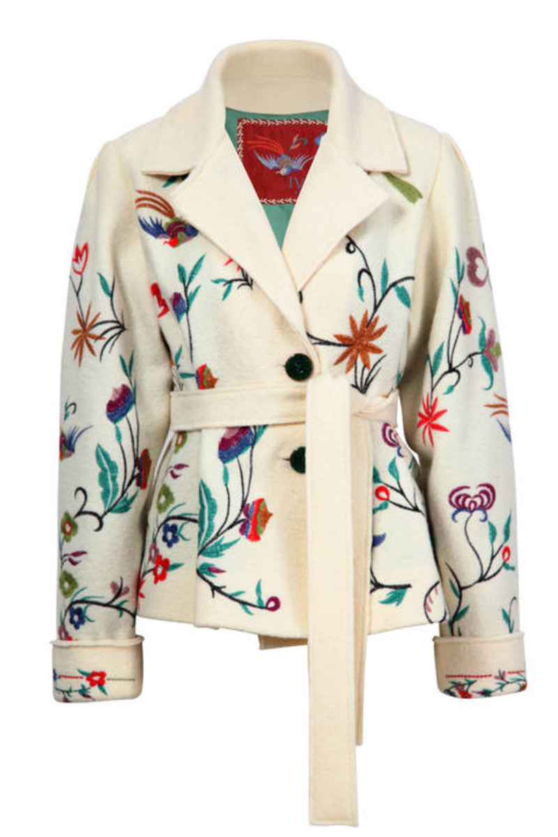 IVKO Woman - Embroidered Jacket White