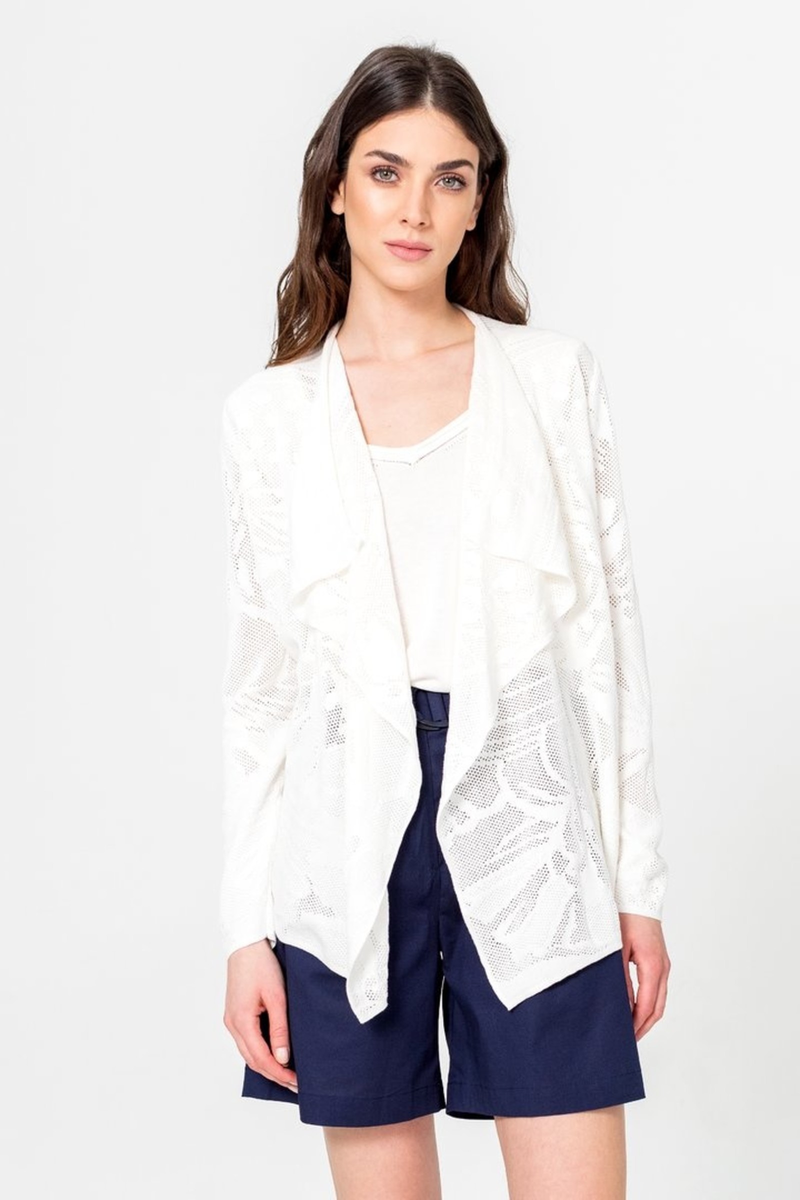 IVKO  Woman IVKO Outlet - Cardigan with Embroidery White