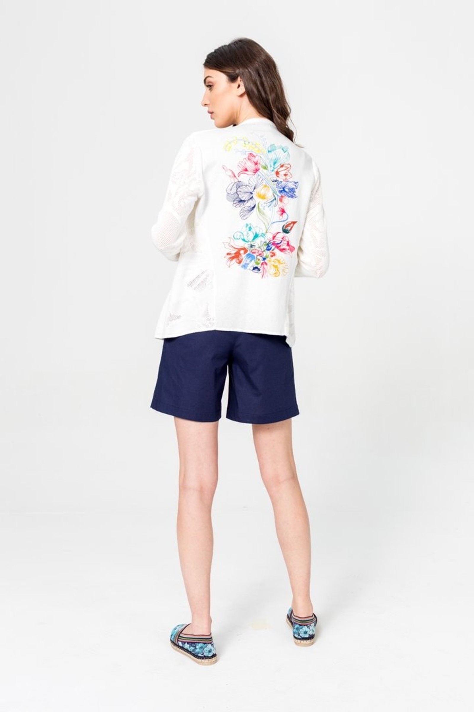 IVKO  Woman IVKO Outlet - Cardigan with Embroidery White