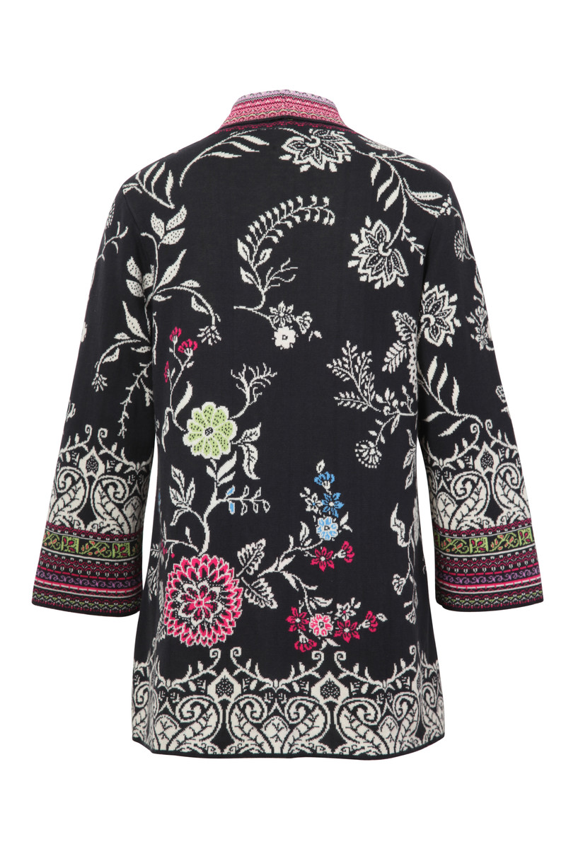 IVKO Woman - Jacquard Cardigan Long Black