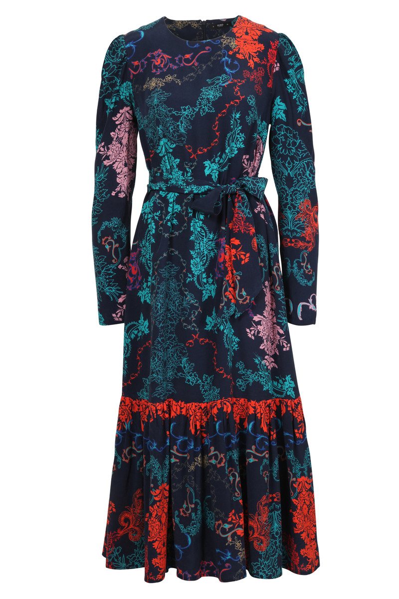 IVKO Outlet - Dress Floral Print Marine