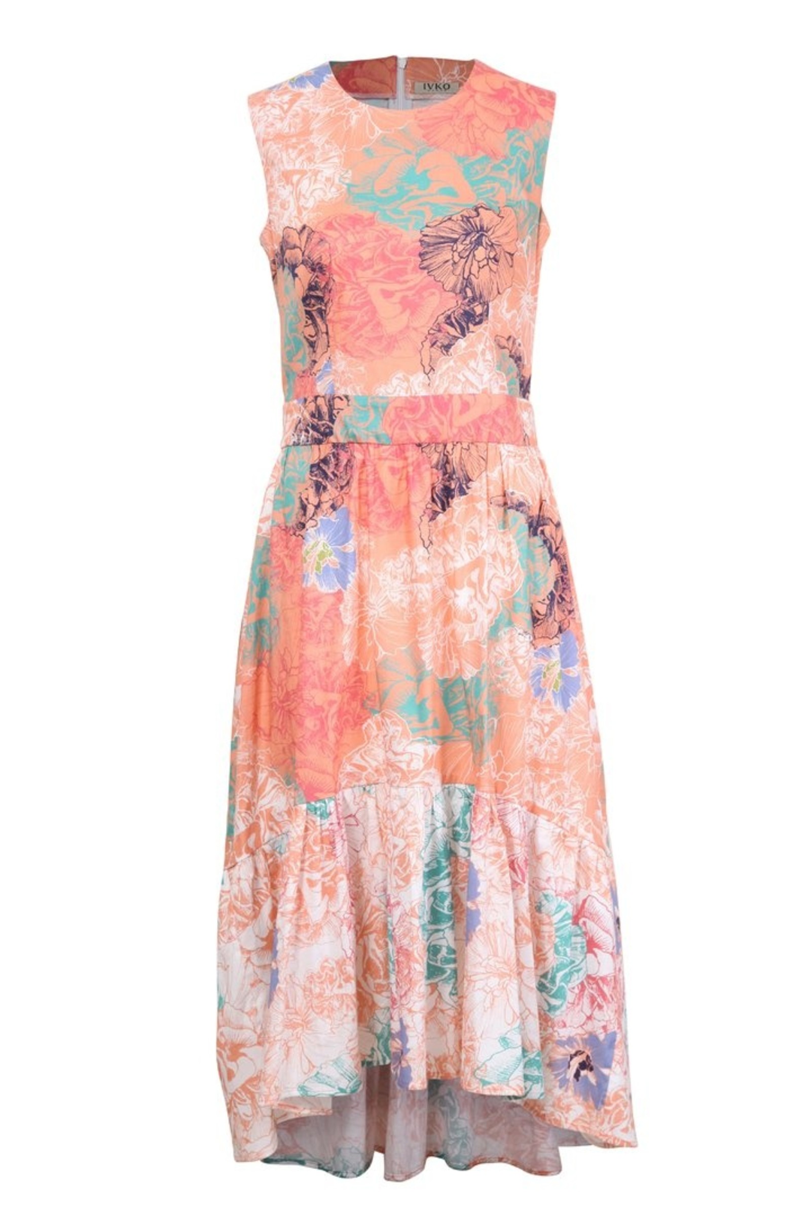 IVKO  Woman IVKO Outlet - Dress Floral Print Peach