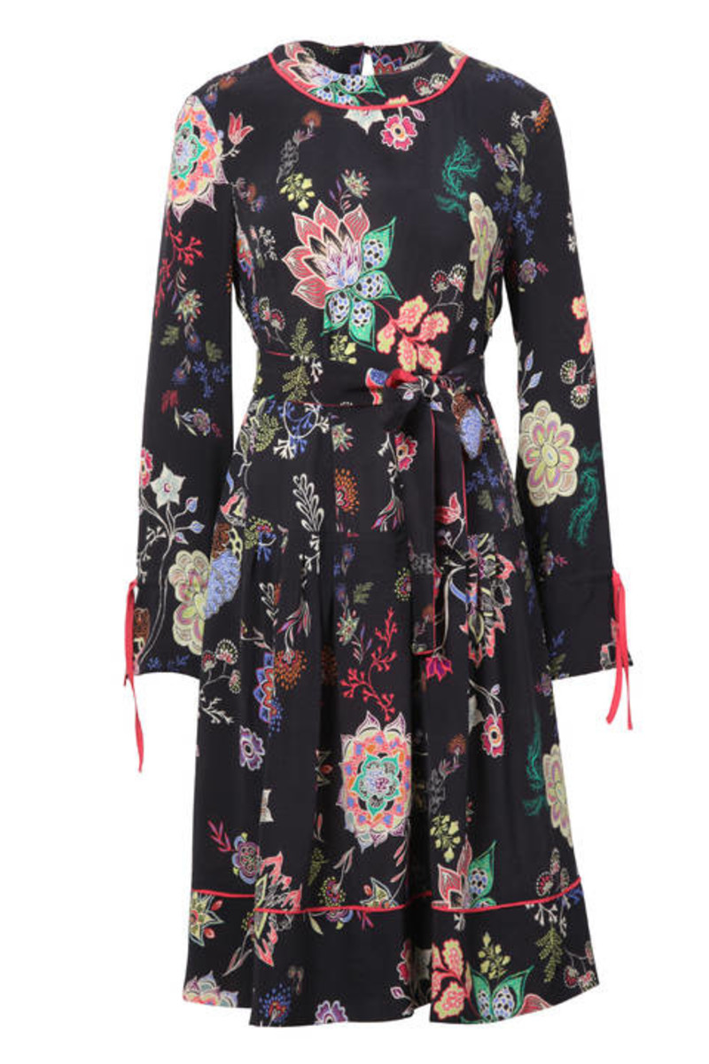 IVKO Outlet - Floral Dress Black