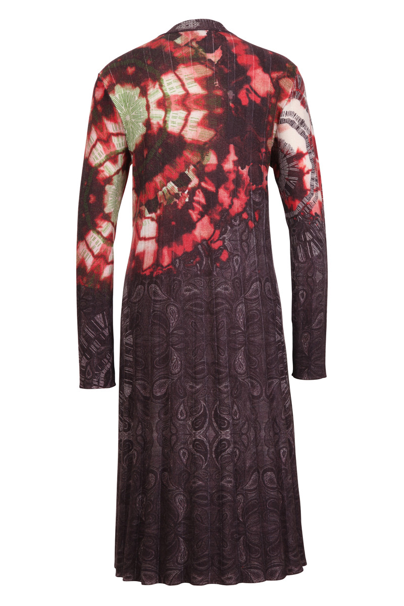 IVKO Outlet - Printed Dress Batik Pattern Russet