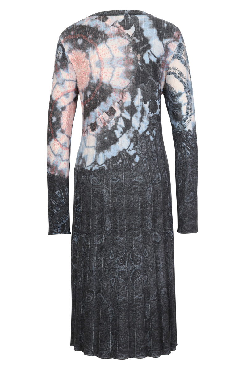IVKO Outlet- Printed Dress Batik Pattern Slate