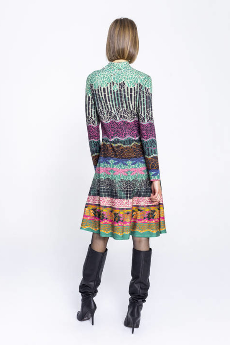 IVKO Outlet - Printed Dress Black