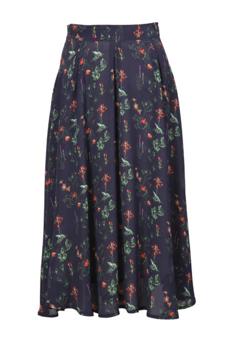 IVKO Outlet - Floral Skirt Marine