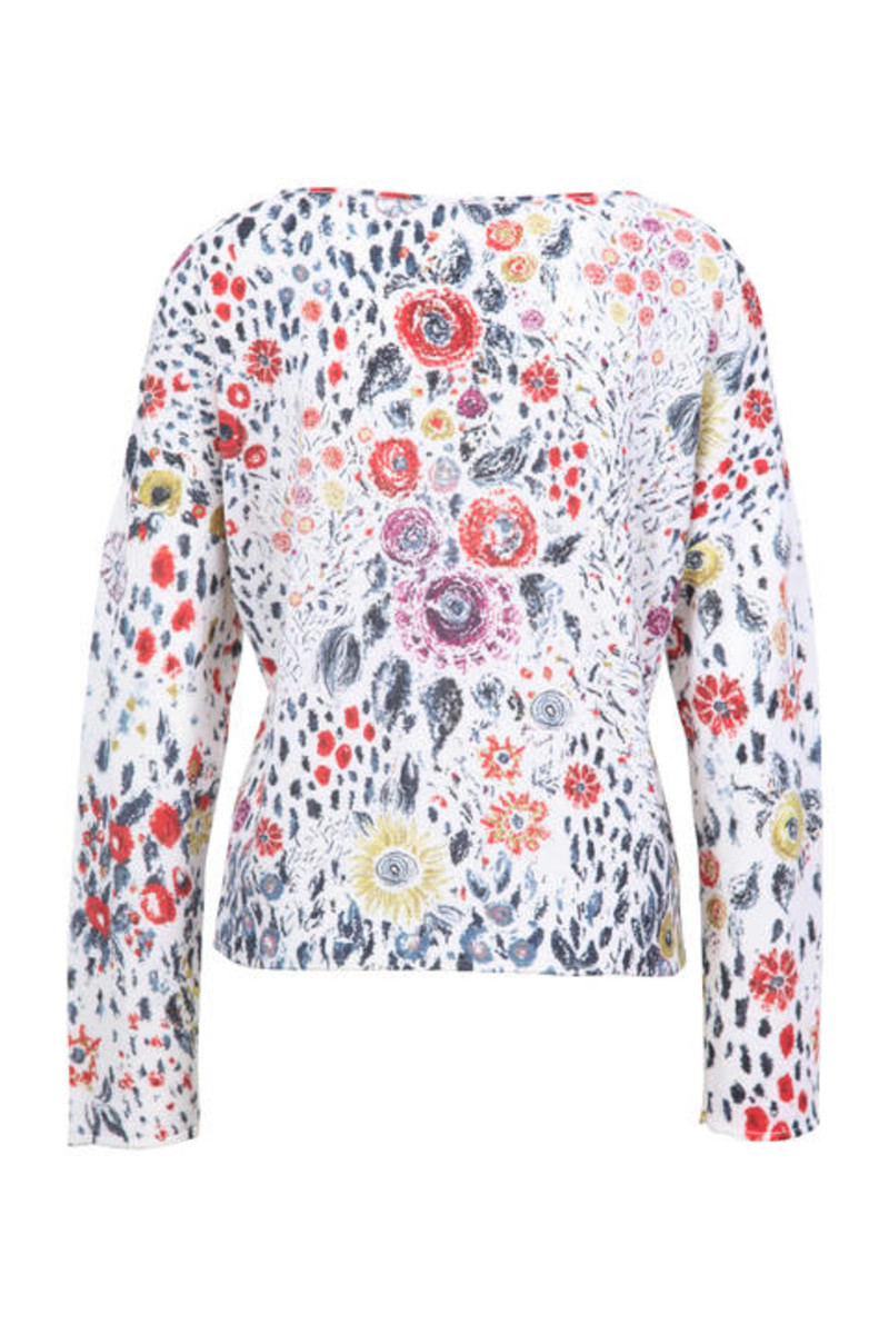 IVKO Outlet - Pullover Floral Print Off-White