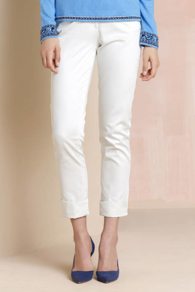 IVKO Outlet - Solid Pants Off-White