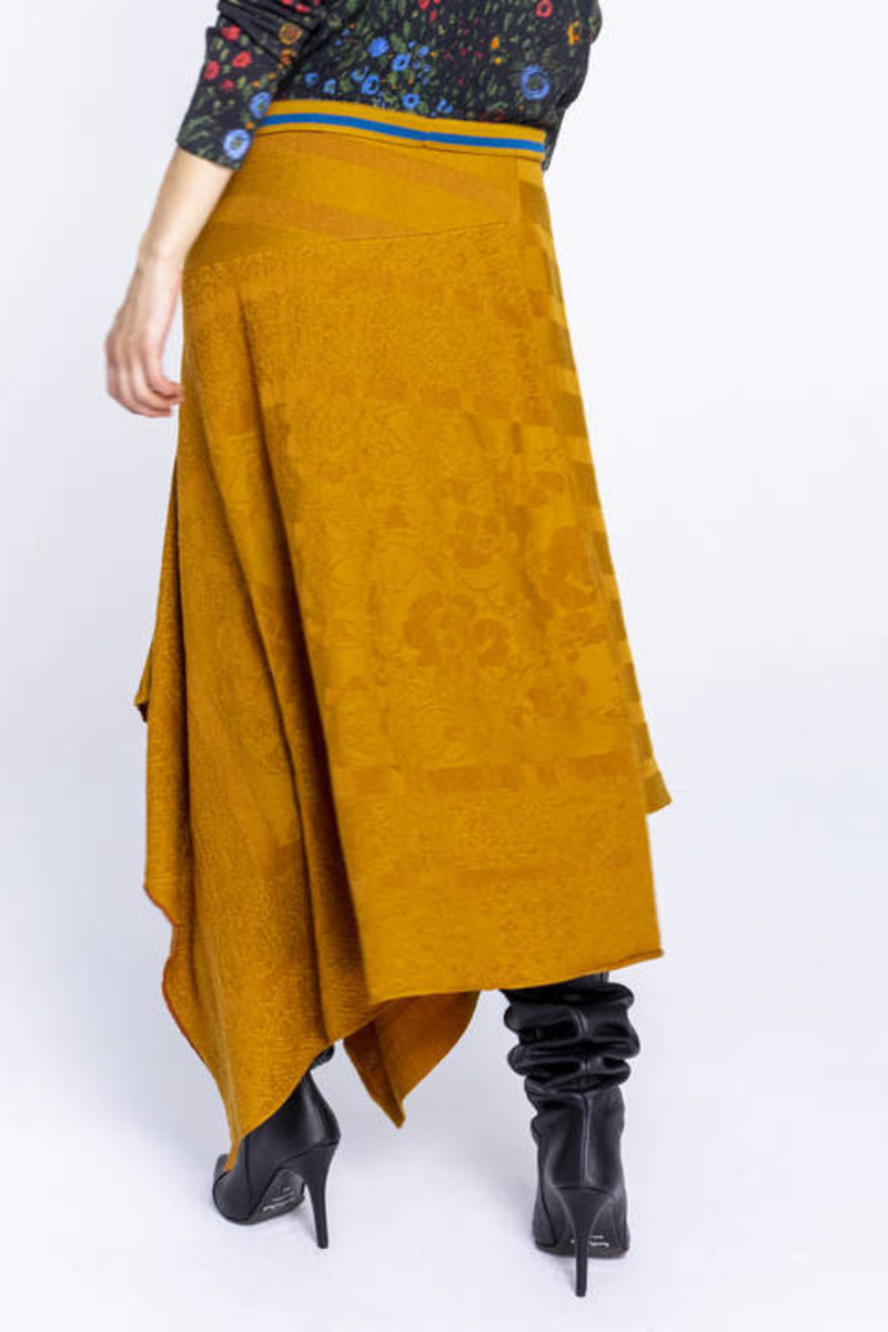 IVKO Outlet - Asymmetric Skirt Golden Yellow