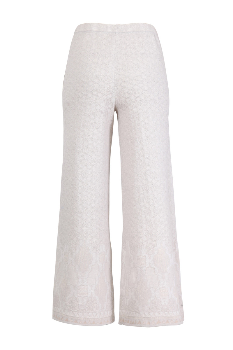 IVKO  - Pants Ornament Motif Off-White