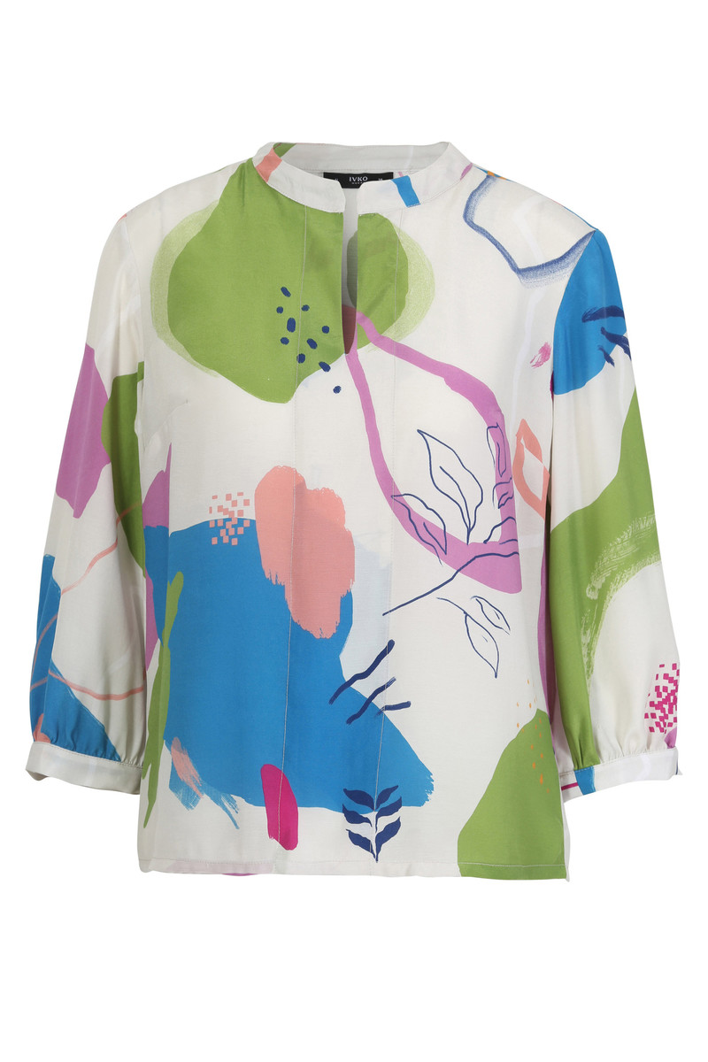 IVKO - Blouse Graphics Motif Off-White