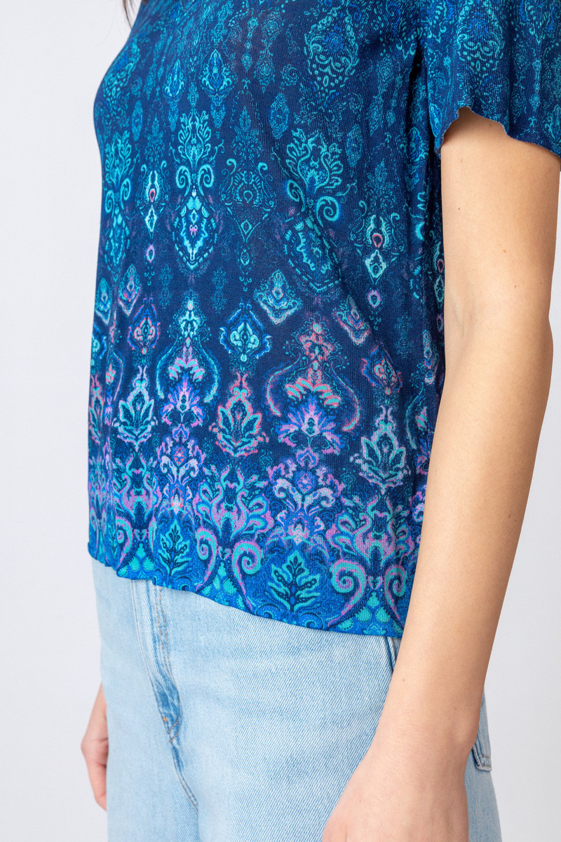 IVKO - Printed Pullover Ornament Motif Marine