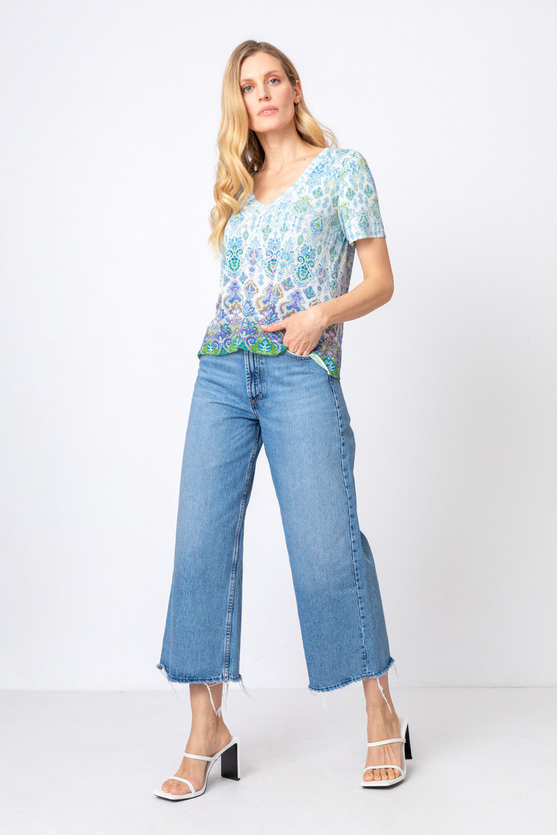 IVKO - Printed Pullover Ornament Motif Off-White