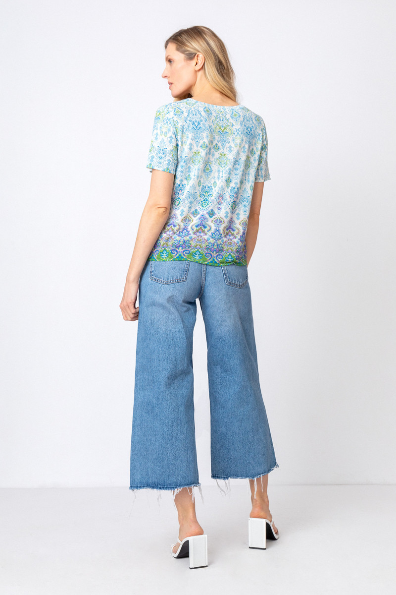 IVKO - Printed Pullover Ornament Motif Off-White
