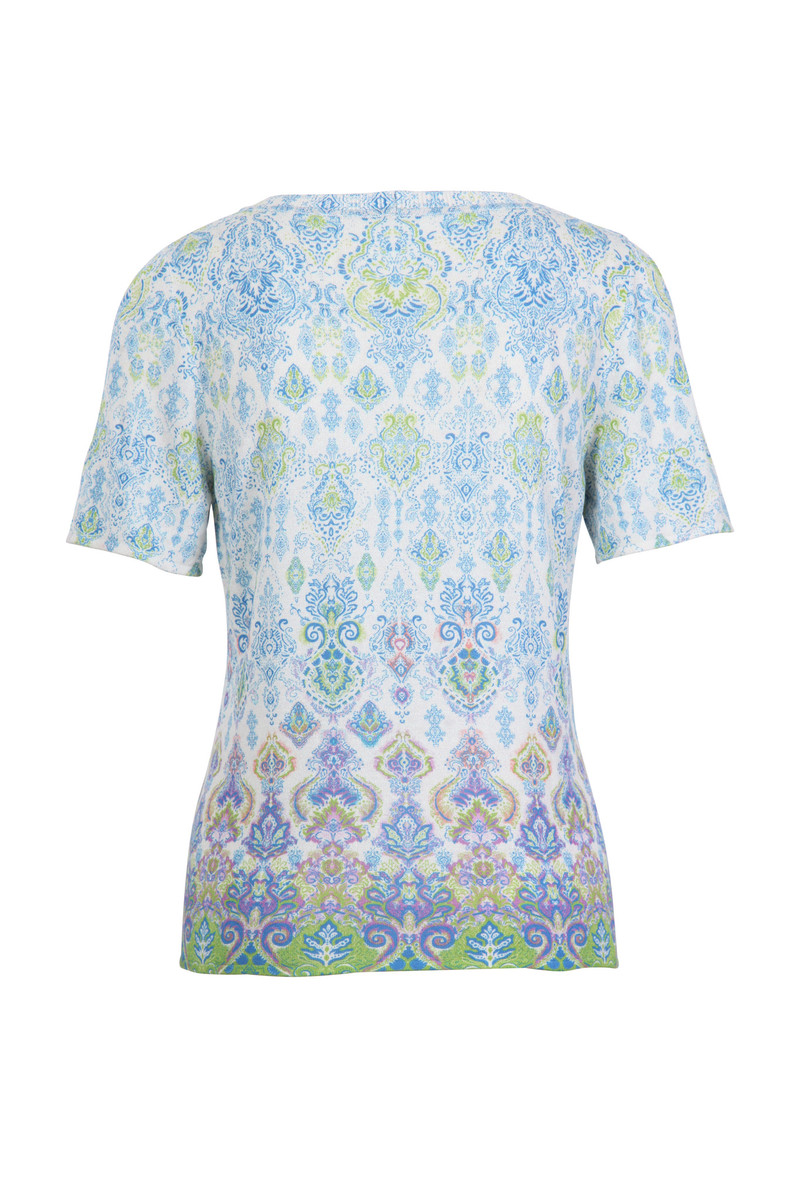 IVKO - Printed Pullover Ornament Motif Off-White