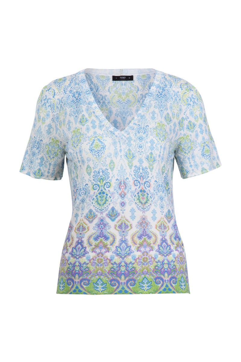 IVKO - Printed Pullover Ornament Motif Off-White