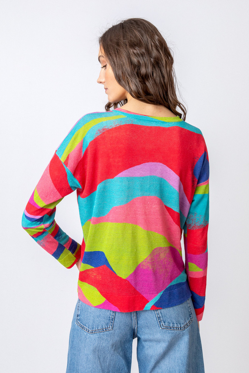 IVKO - Printed Pullover Graphics Motif Red