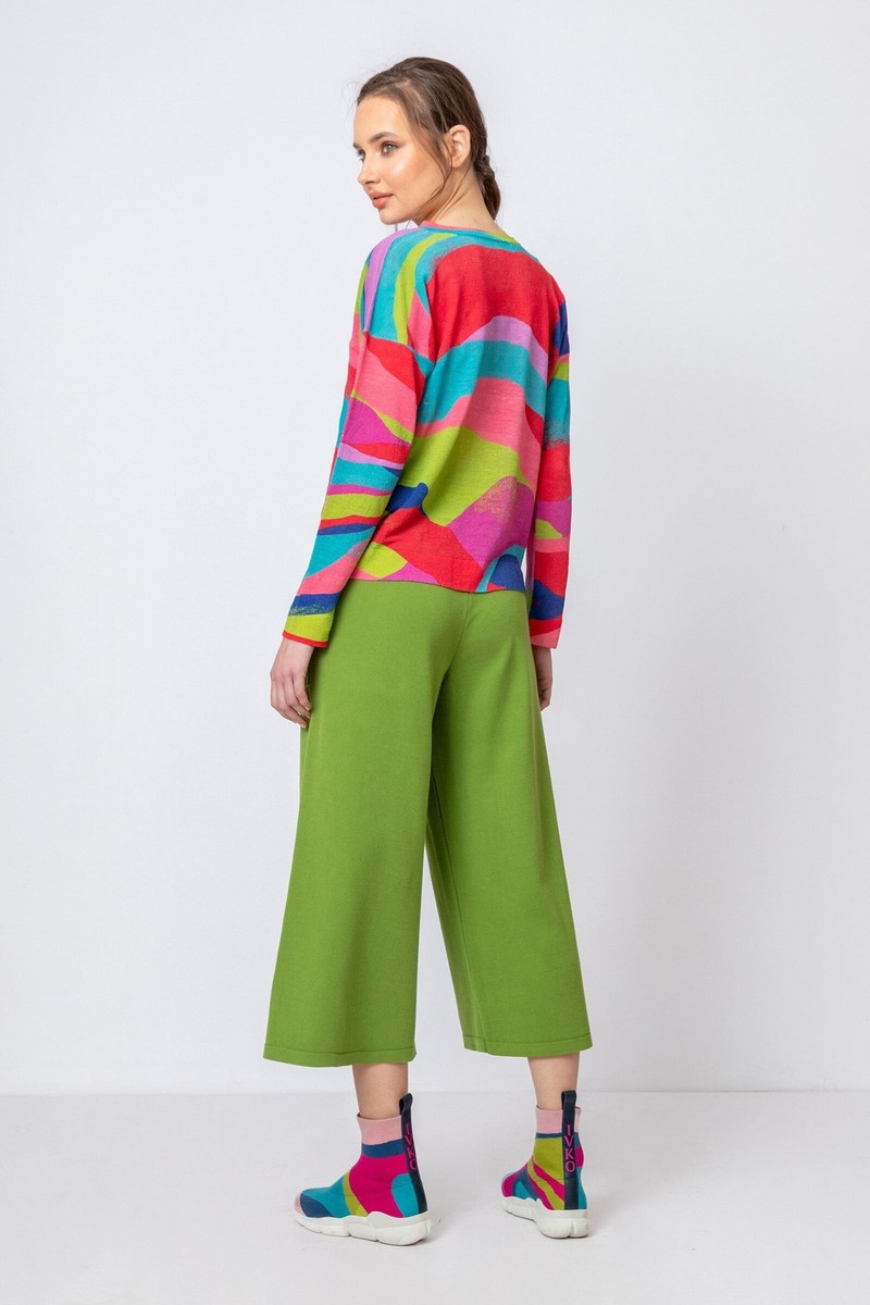 IVKO - Printed Pullover Graphics Motif Red