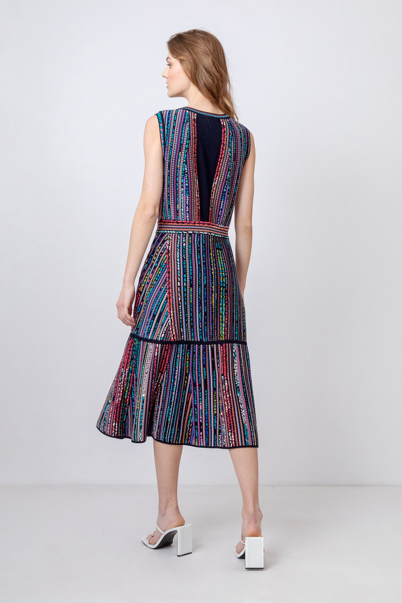 IVKO - Dress Dots Motif Marine