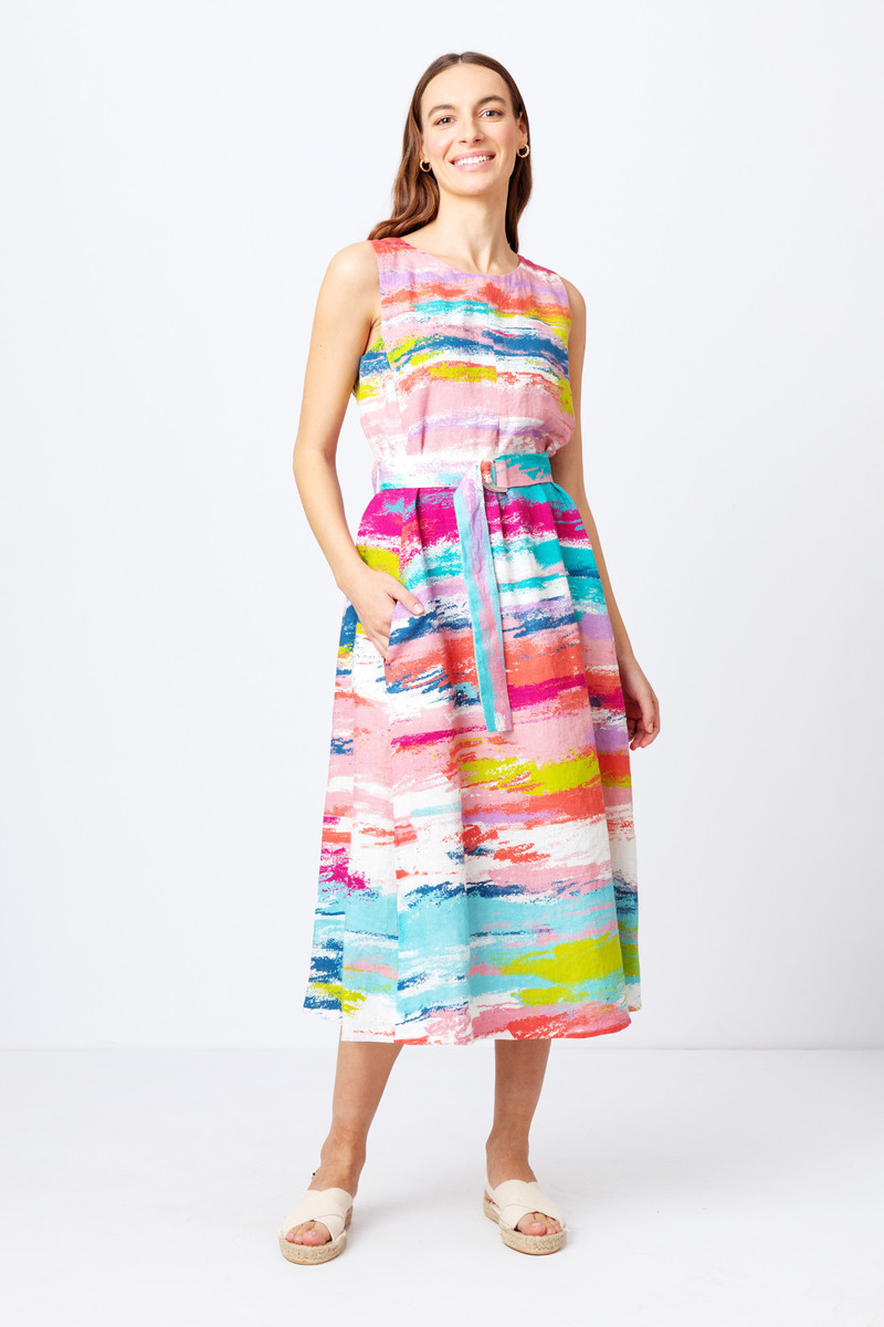 IVKO - Dress Stripe Pattern Off-White