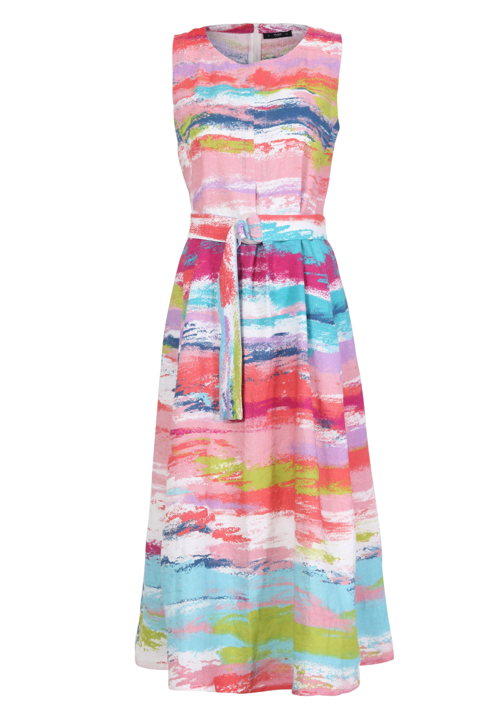 IVKO  Woman IVKO - Dress Stripe Pattern Off-White