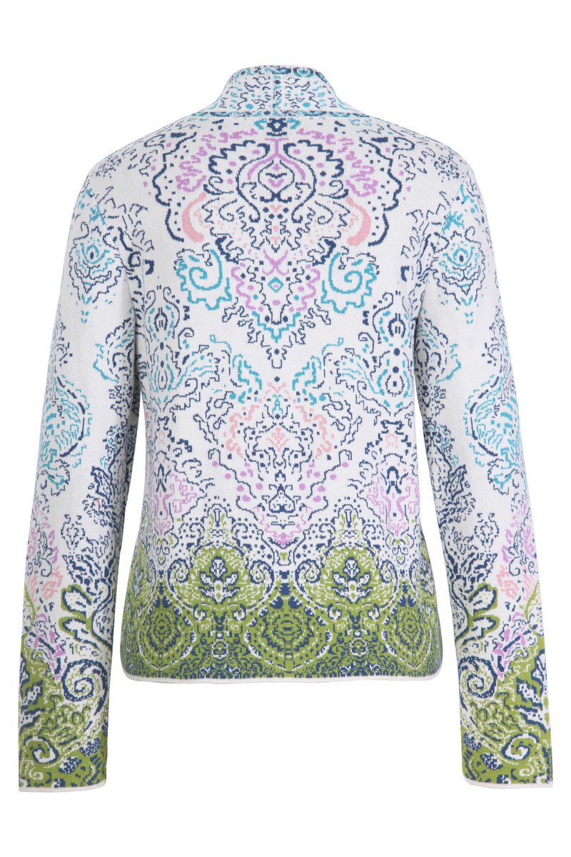 IVKO - Jacquard Jacket Ornament Motif Off-White