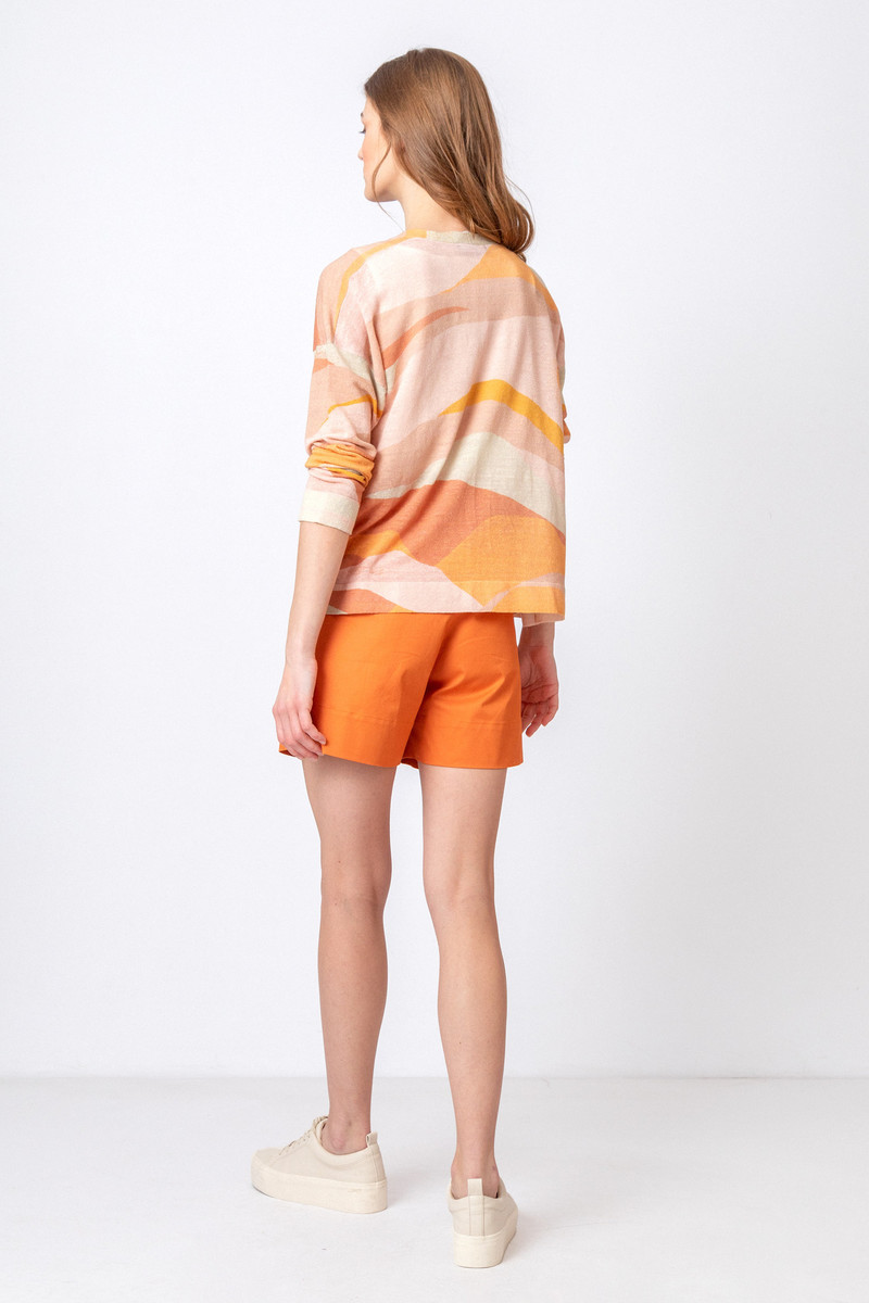 IVKO - Printed Cardigan Graphics Motif Nougat