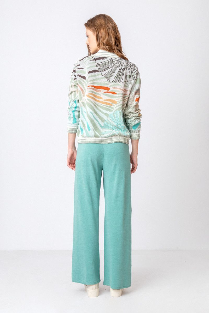 IVKO - Bomber Jacket Sea Shell Motif Off-White