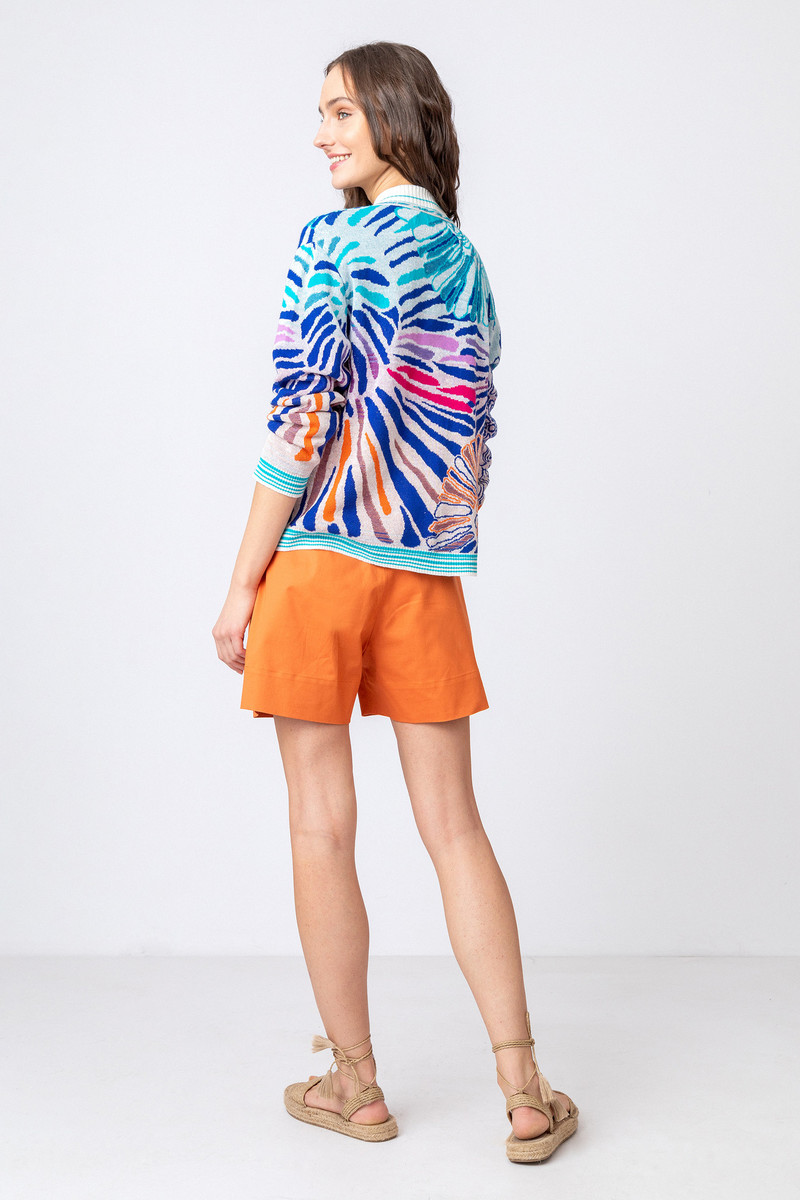 IVKO - Bomber Sea Shell Motif Blue