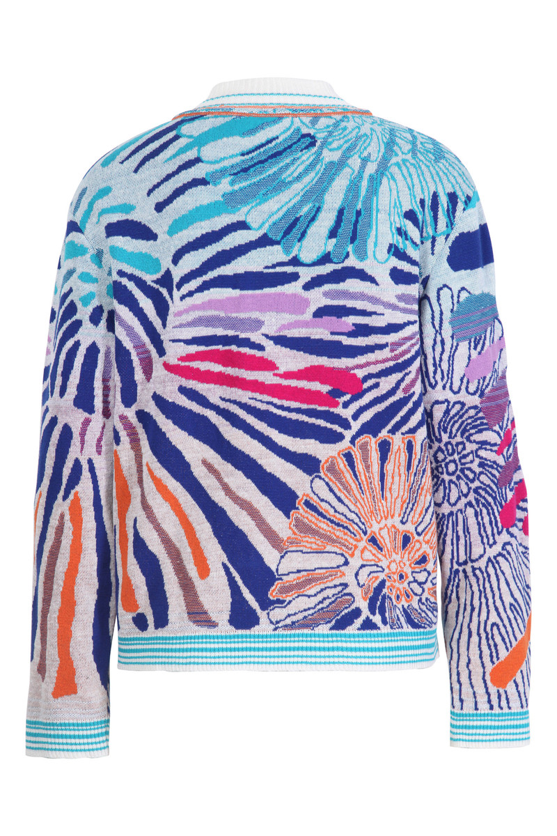 IVKO - Bomber Sea Shell Motif Blue