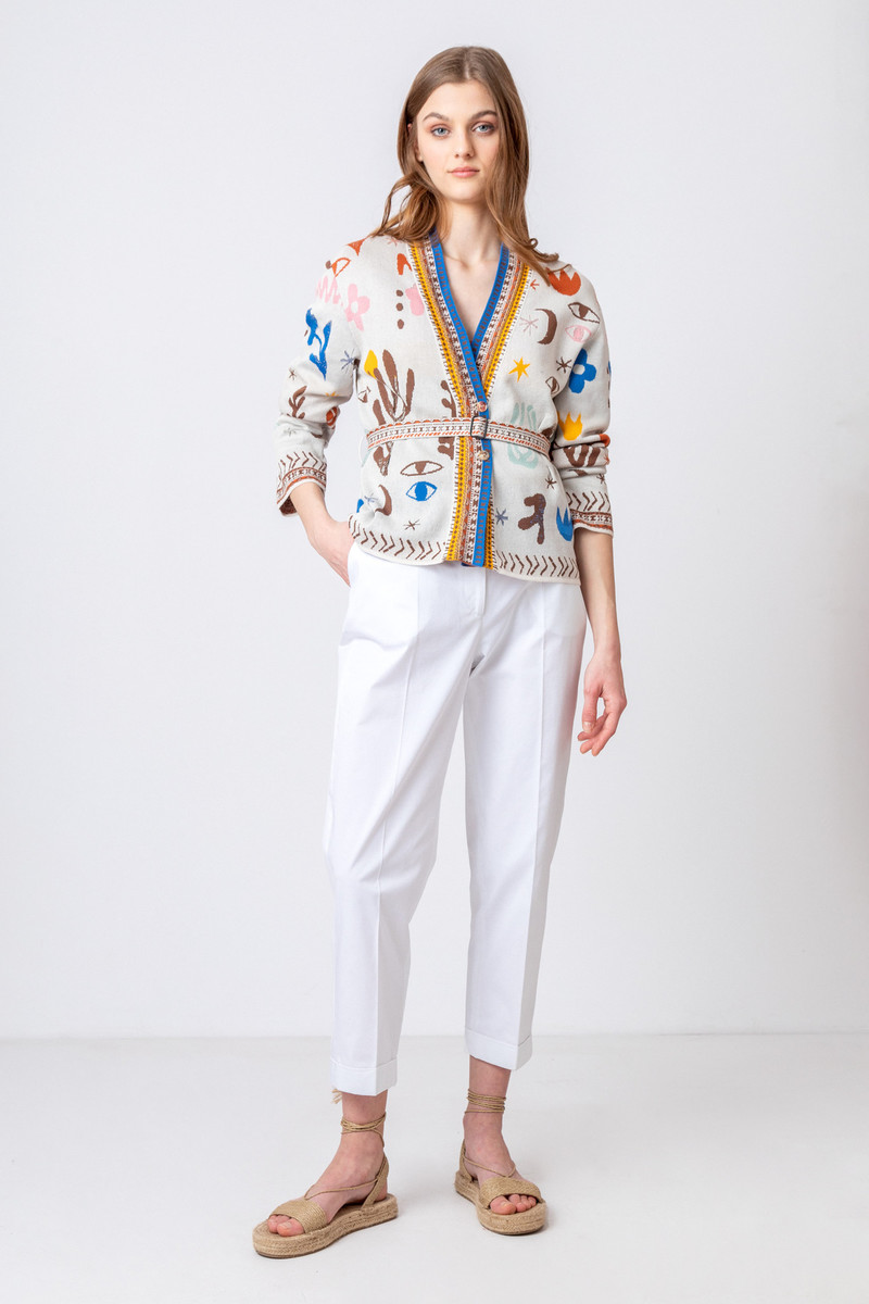 IVKO - Jacquard Jacket Nomad Motif Nougat