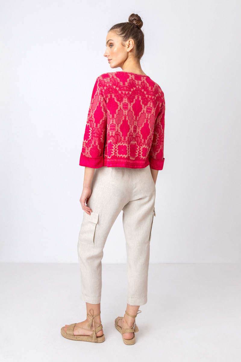 IVKO Outlet - Cardigan Ornament Pattern Rosewood