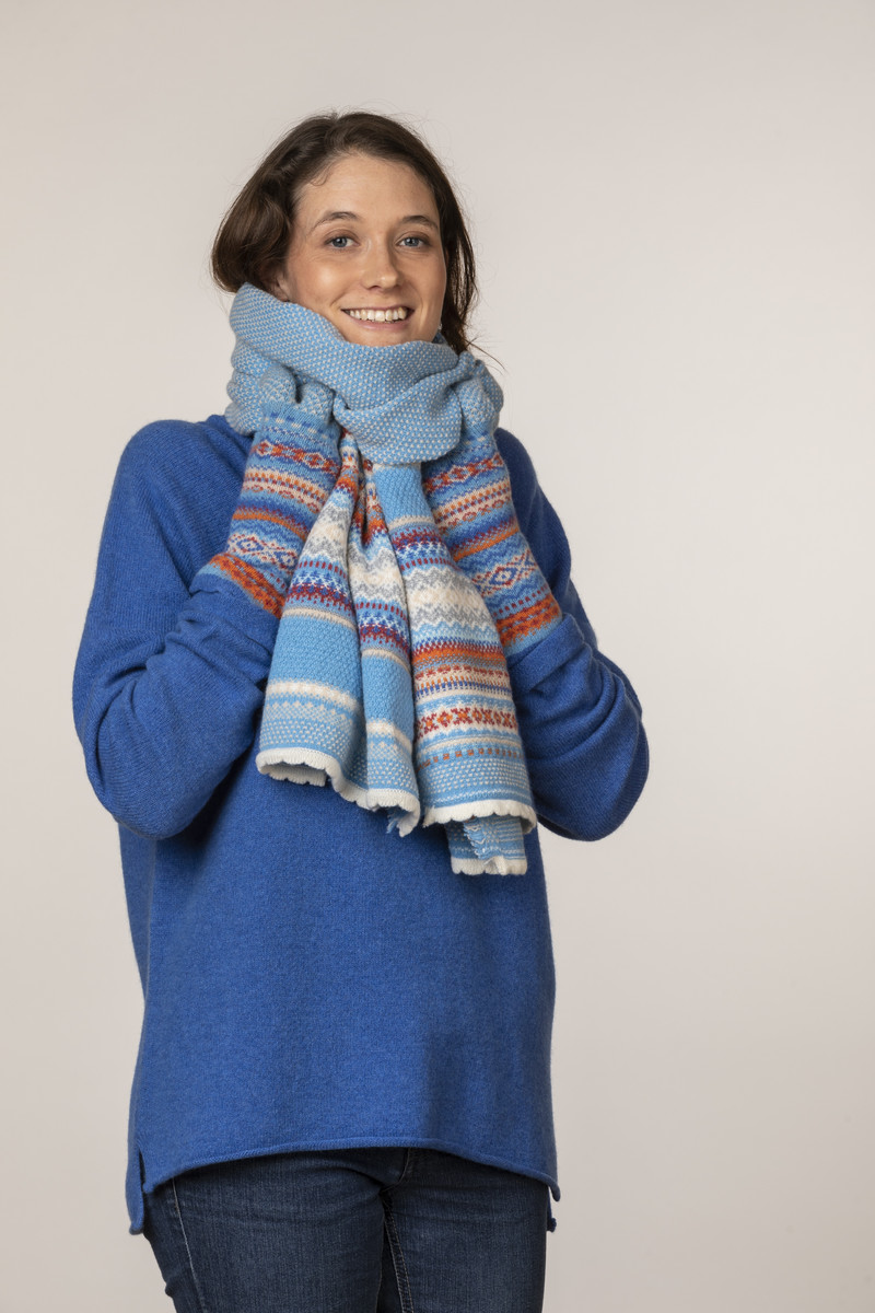 Eribé - Alpine Scarf Cornflower