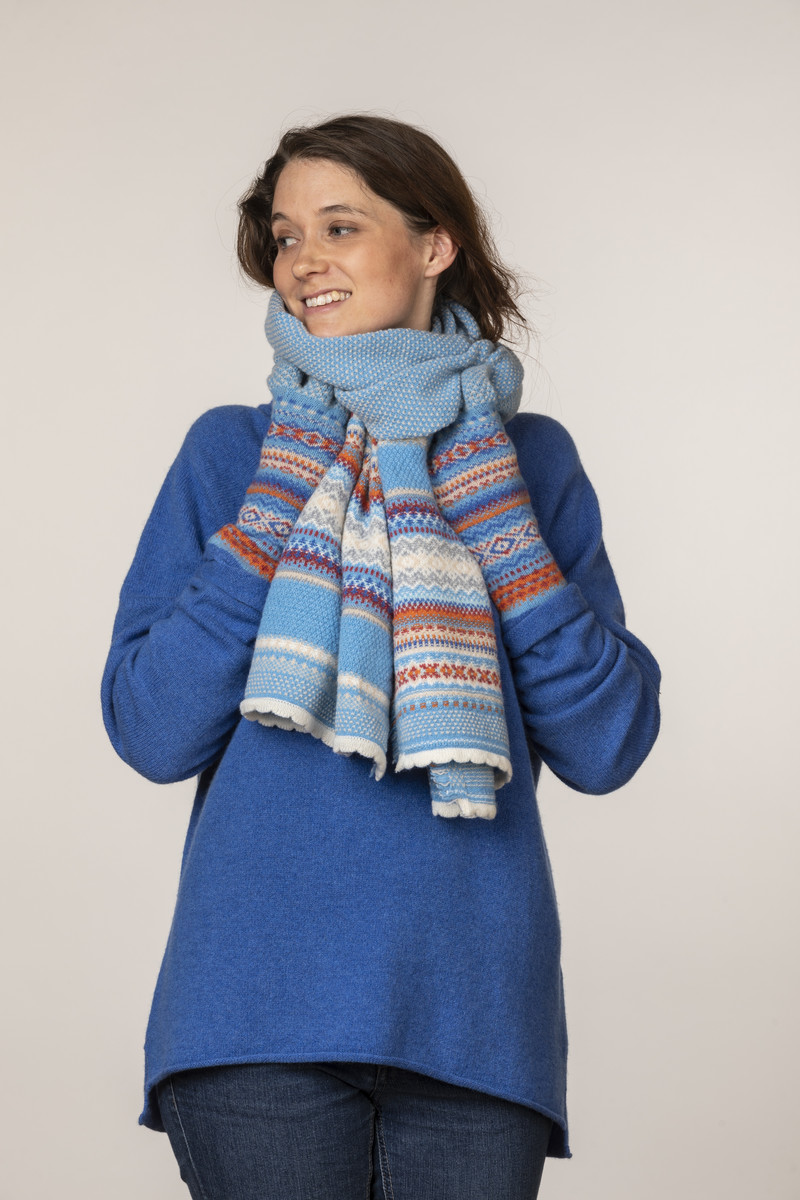 Eribé - Alpine Scarf Cornflower