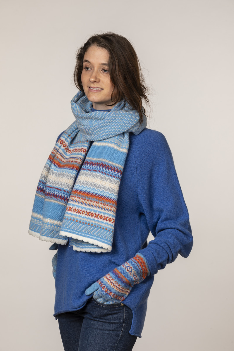 Eribé - Alpine Scarf Cornflower