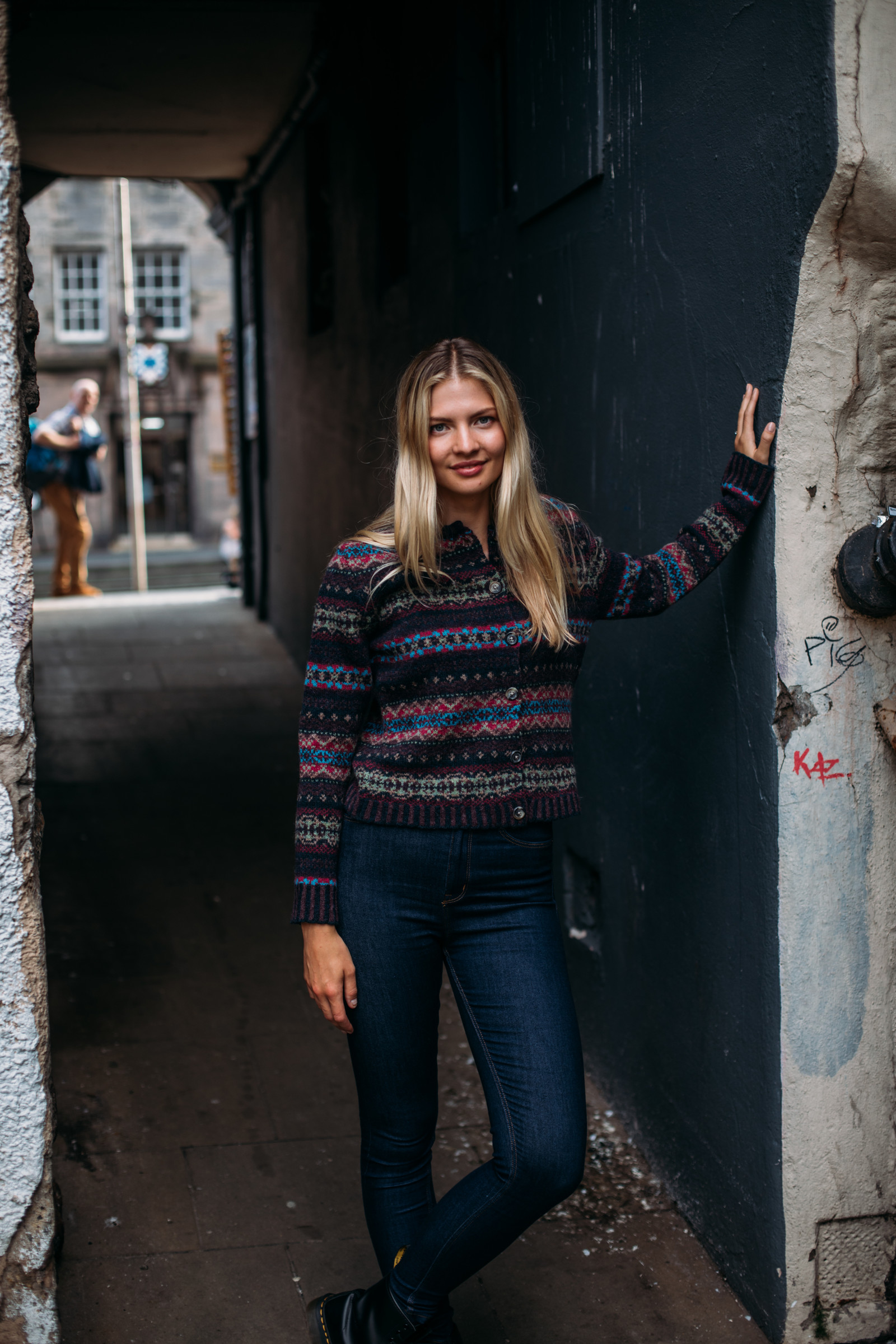 Eribé Eribé - Westray Cardigan Rubyglow