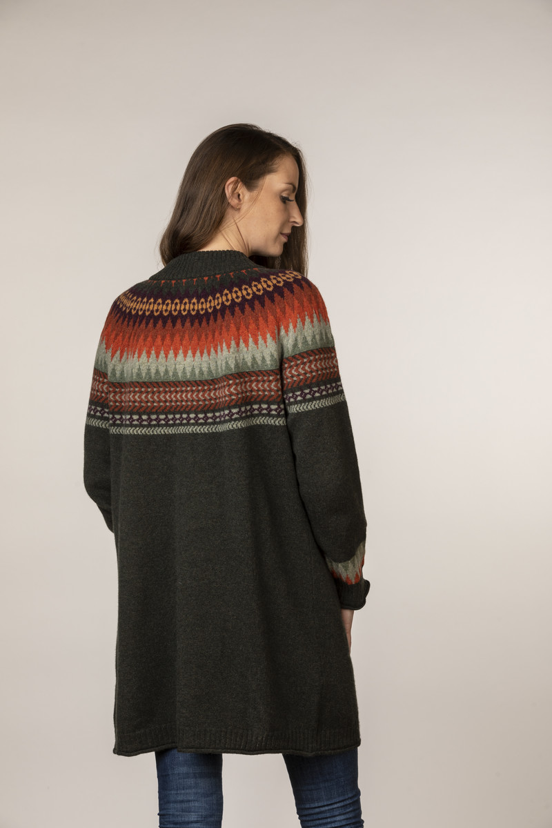 Eribé - Cairngorm Long Cardigan Birch