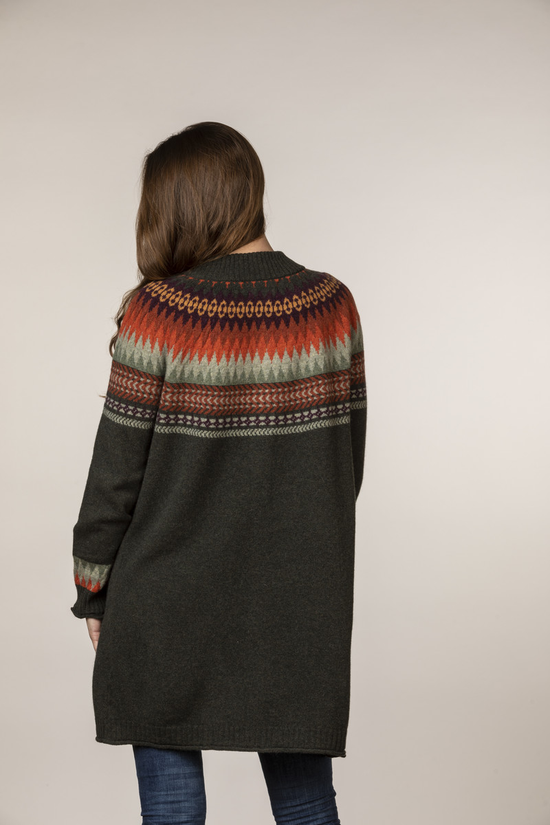 Eribé - Cairngorm Long Cardigan Birch