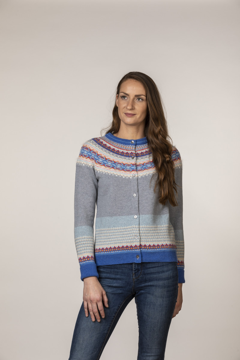 Eribé - Alpine Cardigan Cornflower