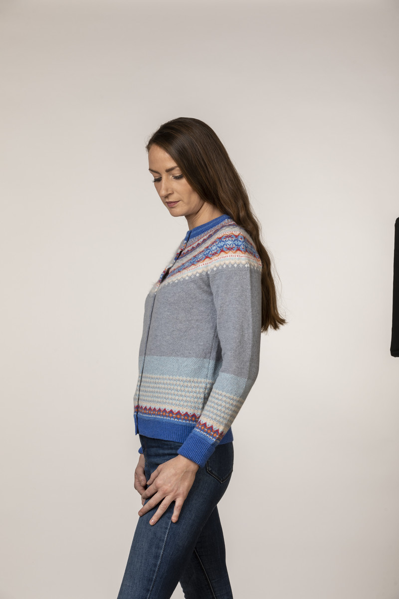 Eribé - Alpine Cardigan Cornflower