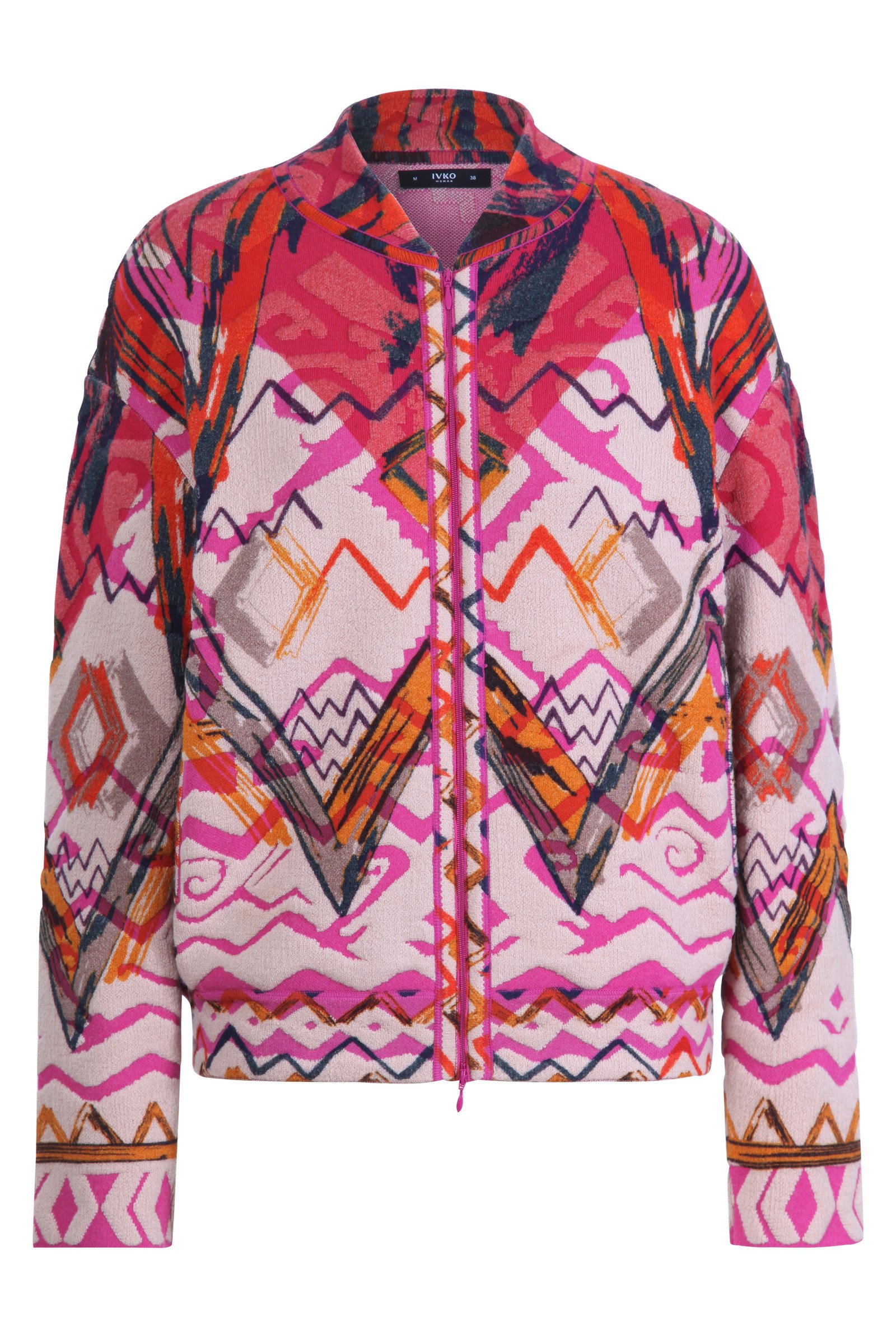 IVKO  Woman IVKO - Bomber Jacket Artistic Pattern Pastel Violet