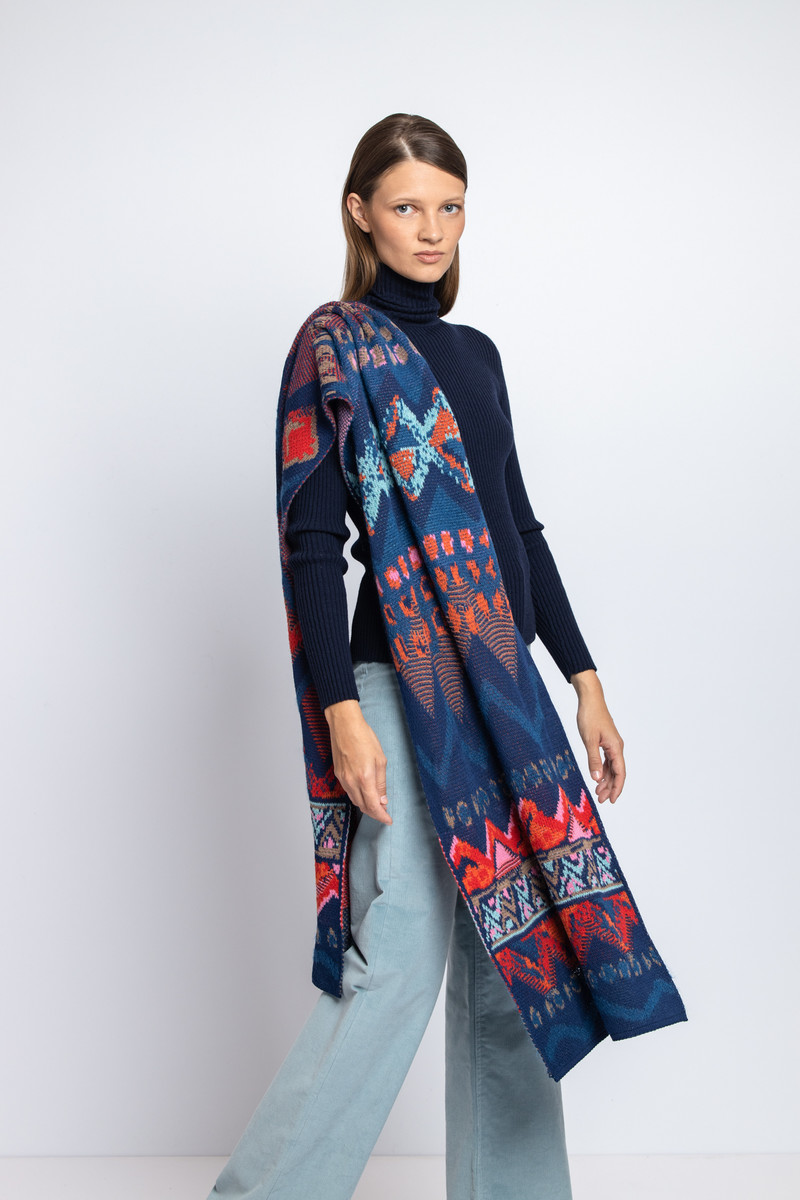 IVKO - Scarf Artistic Pattern Marine