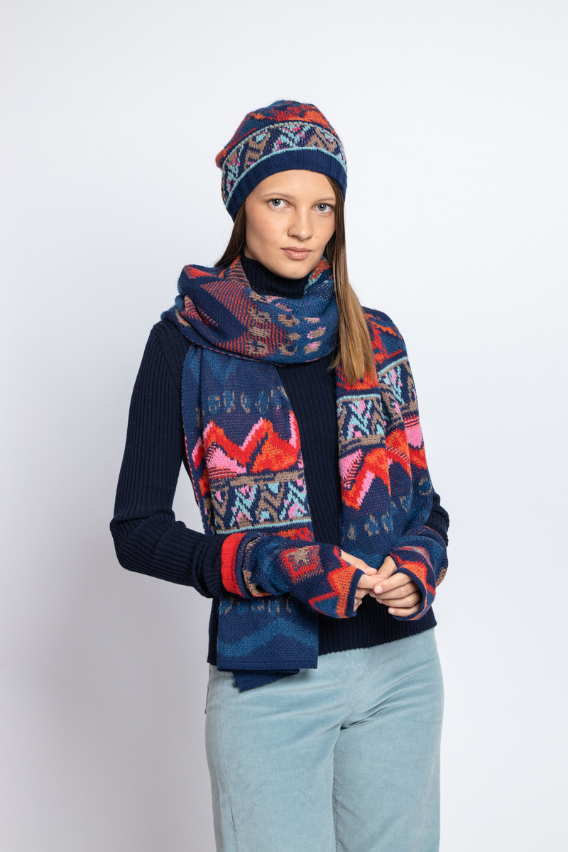 IVKO - Scarf Artistic Pattern Marine